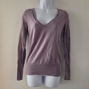 J. Crew Lavender V-Neck Sweater XS